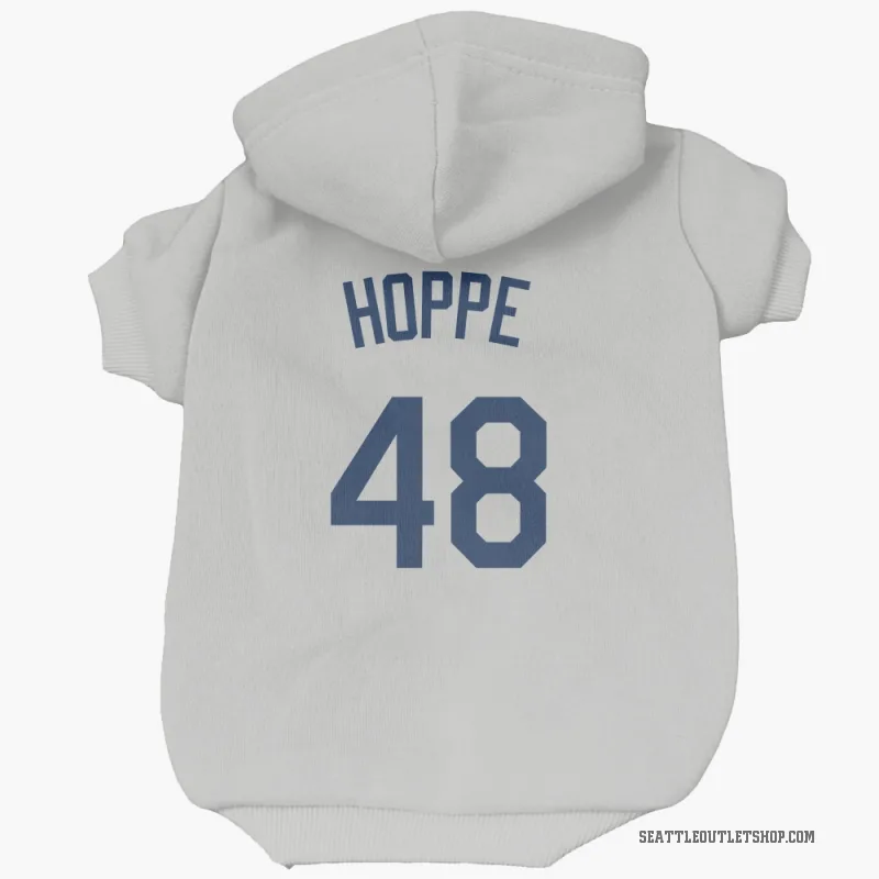 Alex Hoppe  Gray Seattle Mariners  Cat & Dog Pet Hoodie