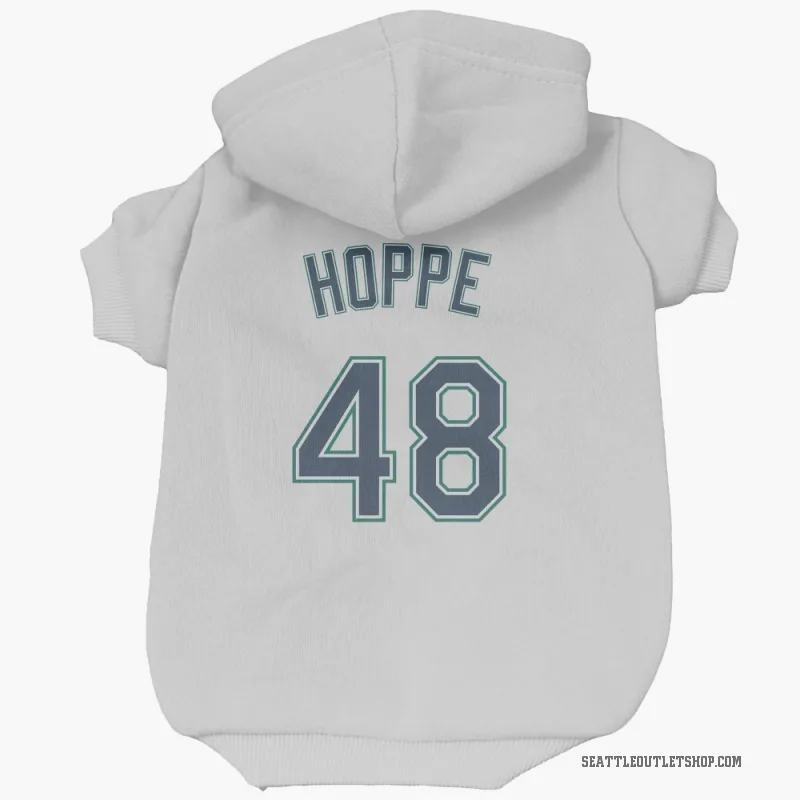 Alex Hoppe  White Seattle Mariners  Cat & Dog Pet Hoodie