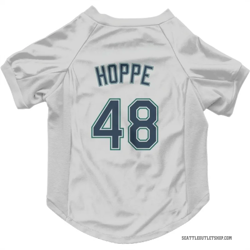 Alex Hoppe  White Seattle Mariners  Cat & Dog Pet Jersey
