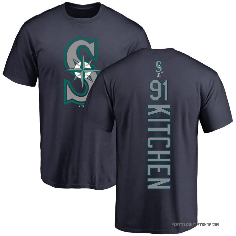 Austin Kitchen Men's Navy Seattle Mariners Backer T-Shirt -