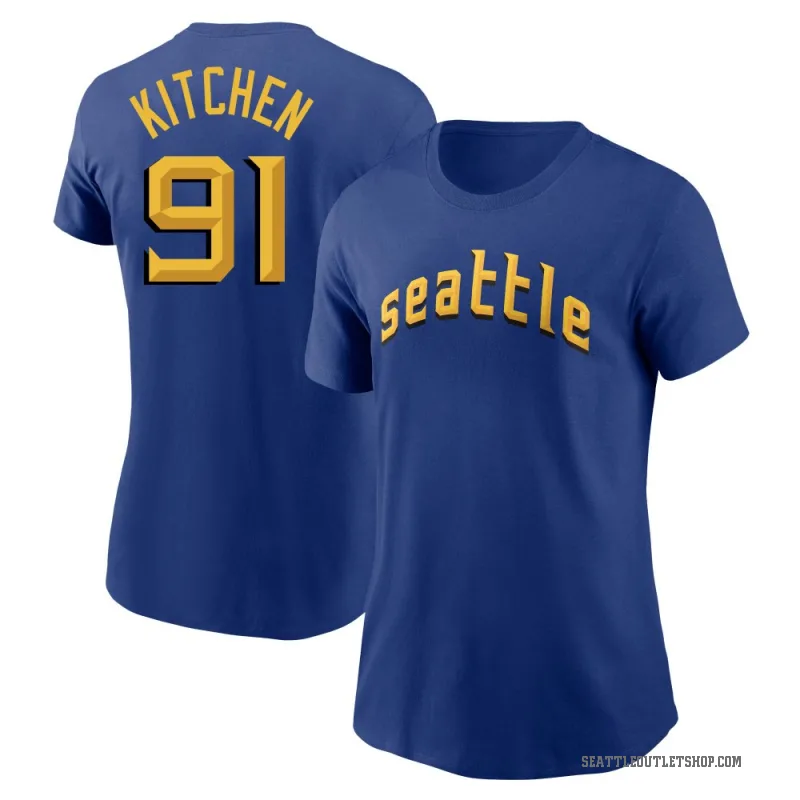 Austin Kitchen Women's Royal Seattle Mariners 2023 City Connect T-Shirt