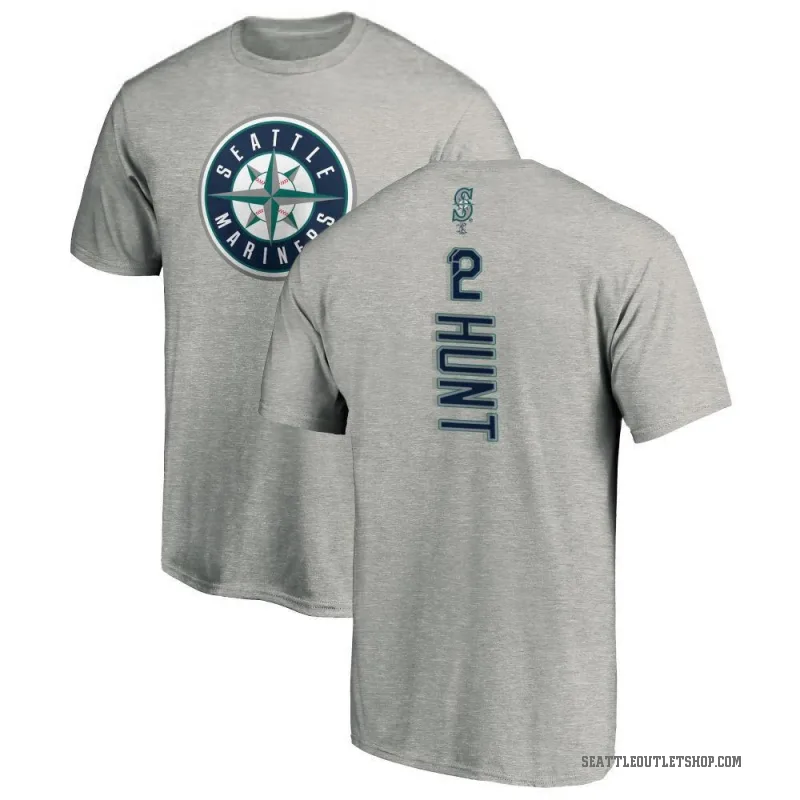 Blake Hunt Men's Ash Seattle Mariners Backer T-Shirt -