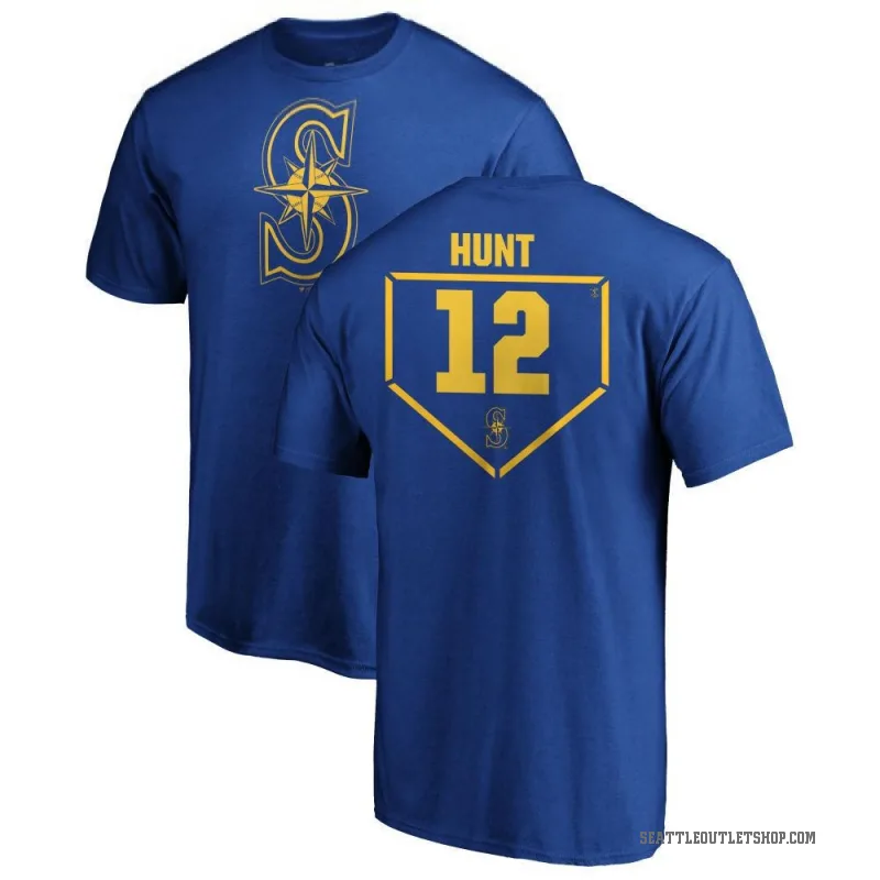 Blake Hunt Men's Royal Seattle Mariners RBI T-Shirt -