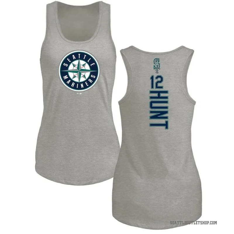Blake Hunt Women's Ash Seattle Mariners Backer Tank Top -