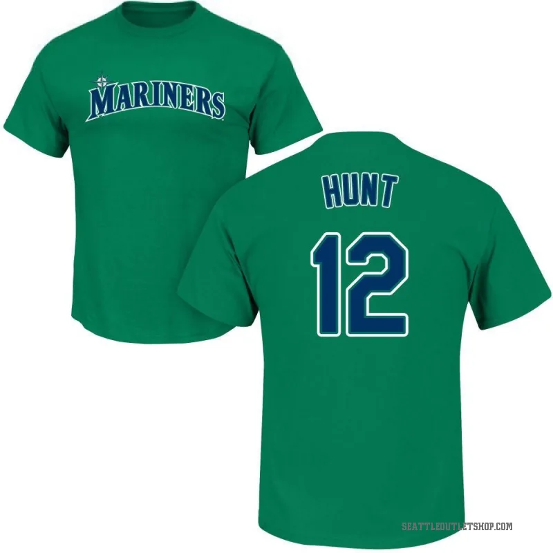 Blake Hunt Youth Green Seattle Mariners Roster T-Shirt -