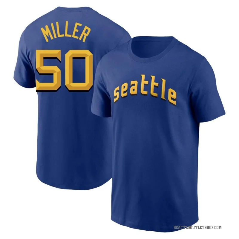 Bryce Miller Youth Royal Seattle Mariners 2023 City Connect T-Shirt