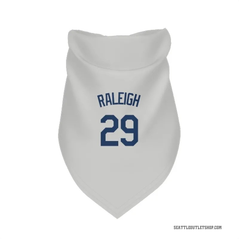 Cal Raleigh Gray Seattle Mariners Cat & Dog Pet Bandana