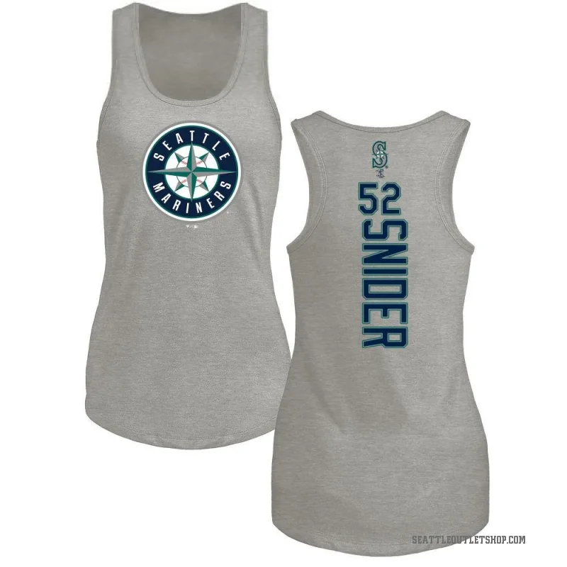 Collin Snider Women's Ash Seattle Mariners Backer Tank Top -