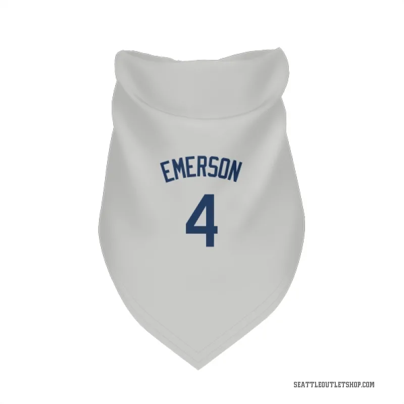 Colt Emerson  Gray Seattle Mariners  Cat & Dog Pet Bandana