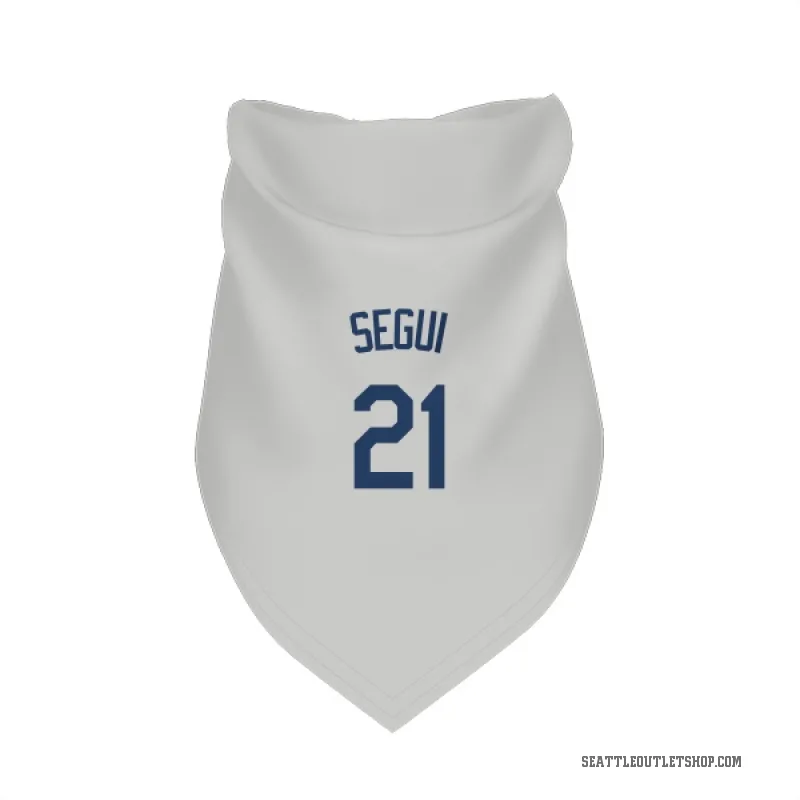 David Segui  Gray Seattle Mariners  Cat & Dog Pet Bandana