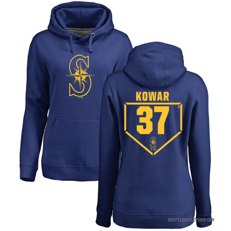 Jackson Kowar Women's Royal Seattle Mariners Branded RBI Pullover Hoodie -