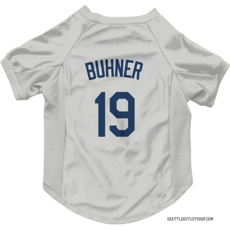 Jay Buhner  Gray Seattle Mariners  Cat & Dog Pet Jersey