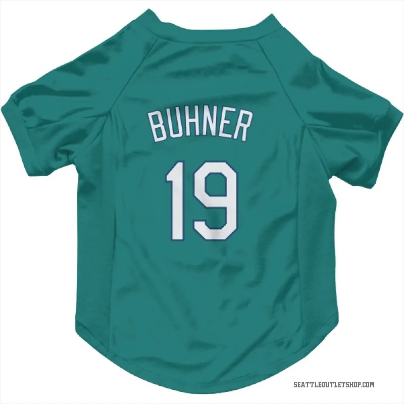 Jay Buhner  Green Seattle Mariners  Cat & Dog Pet Jersey