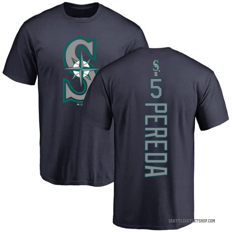 Jhonny Pereda Youth Navy Seattle Mariners Backer T-Shirt -