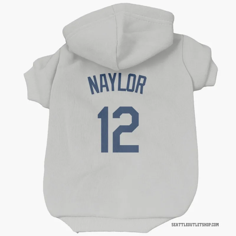 Josh Naylor  Gray Seattle Mariners  Cat & Dog Pet Hoodie
