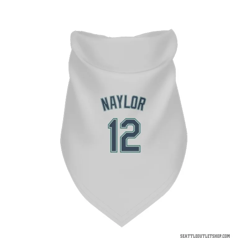Josh Naylor  White Seattle Mariners  Cat & Dog Pet Bandana