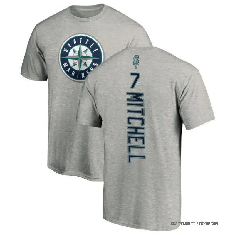 Kevin Mitchell Youth Ash Seattle Mariners Backer T-Shirt -