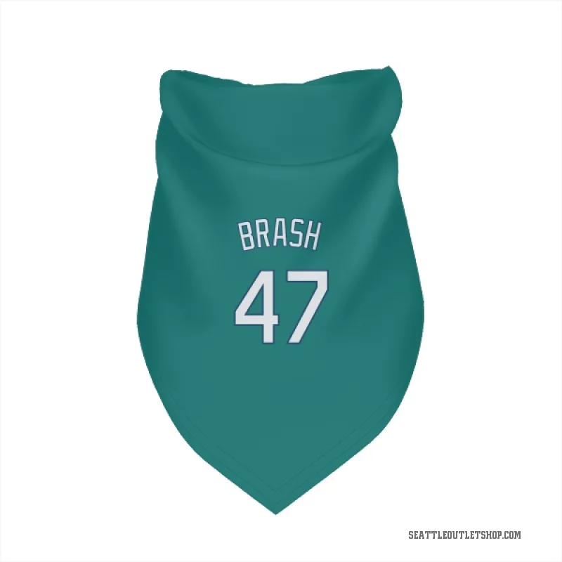 Matt Brash Green Seattle Mariners Cat & Dog Pet Bandana