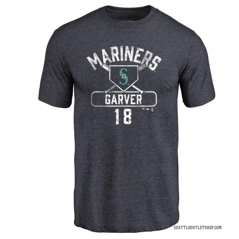 Mitch Garver Men's Navy Seattle Mariners Base Runner T-Shirt -