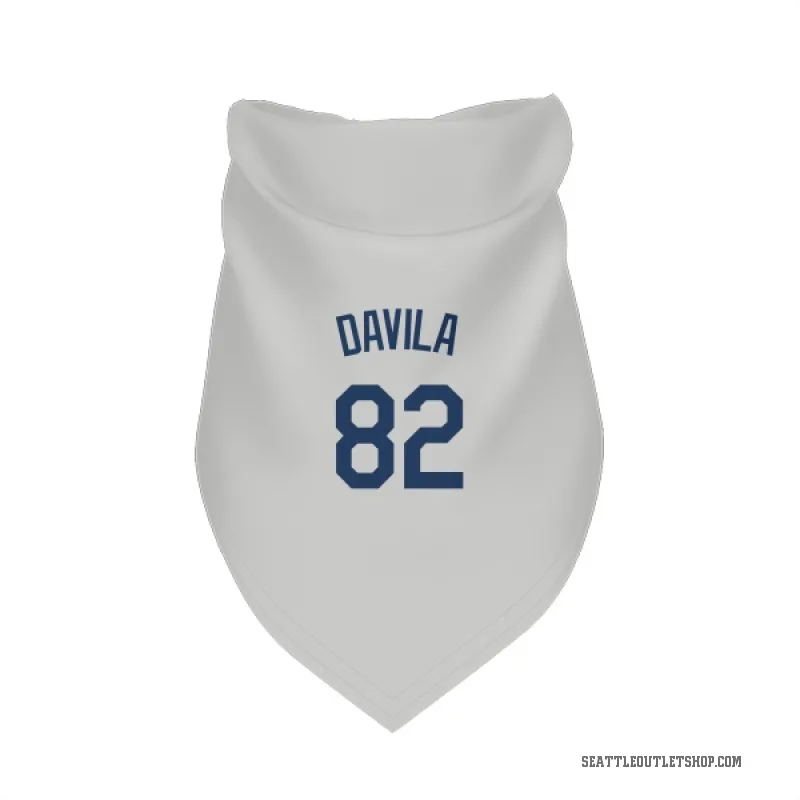 Nick Davila  Gray Seattle Mariners  Cat & Dog Pet Bandana