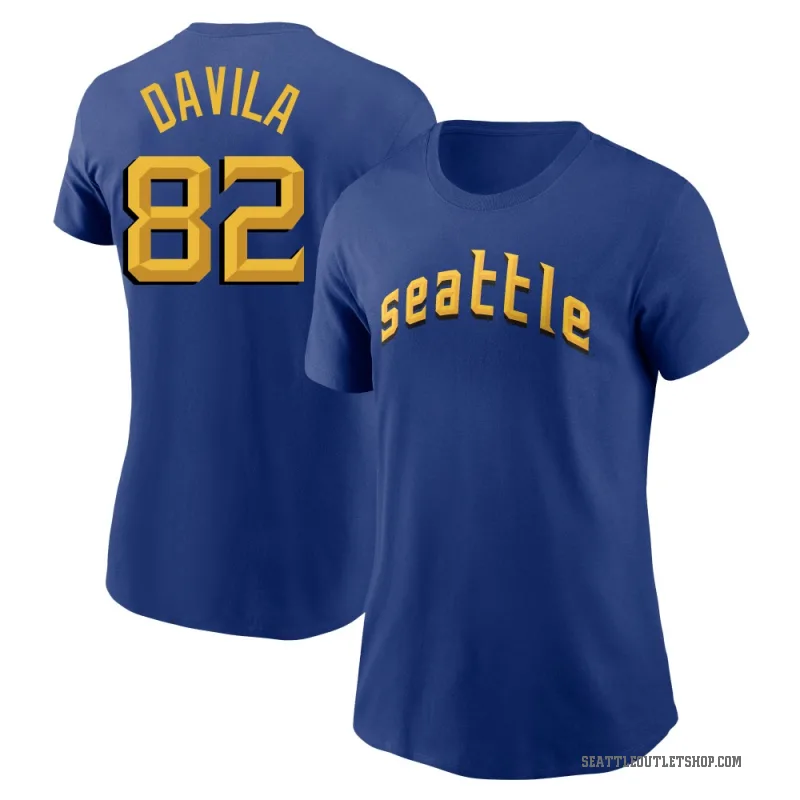 Nick Davila Women's Royal Seattle Mariners 2023 City Connect T-Shirt