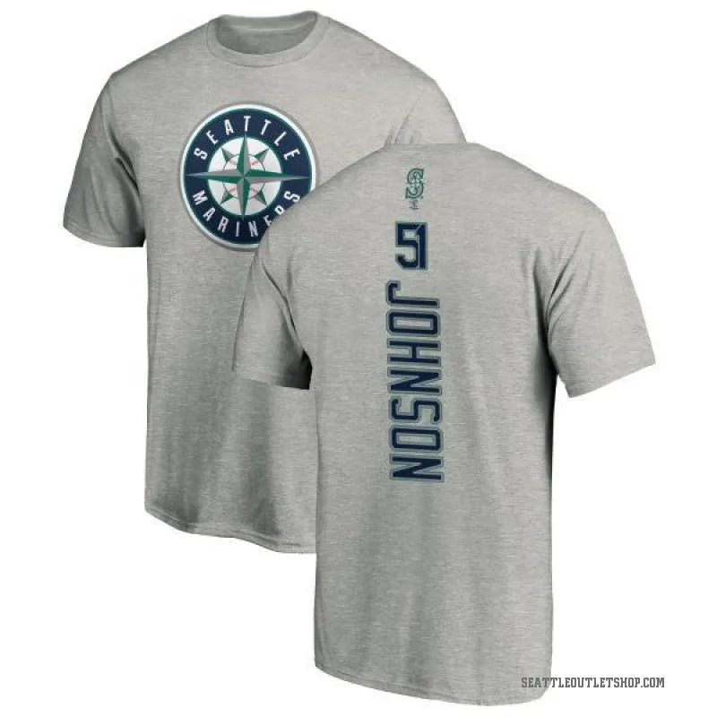 Randy Johnson Youth Ash Seattle Mariners Backer T-Shirt -