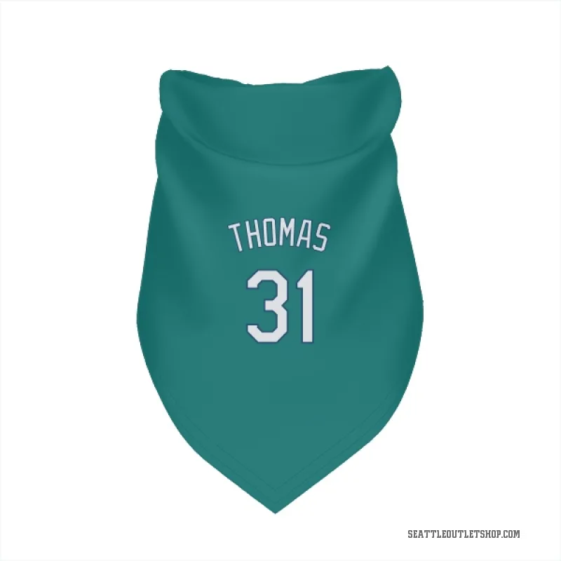 Rhylan Thomas  Green Seattle Mariners  Cat & Dog Pet Bandana