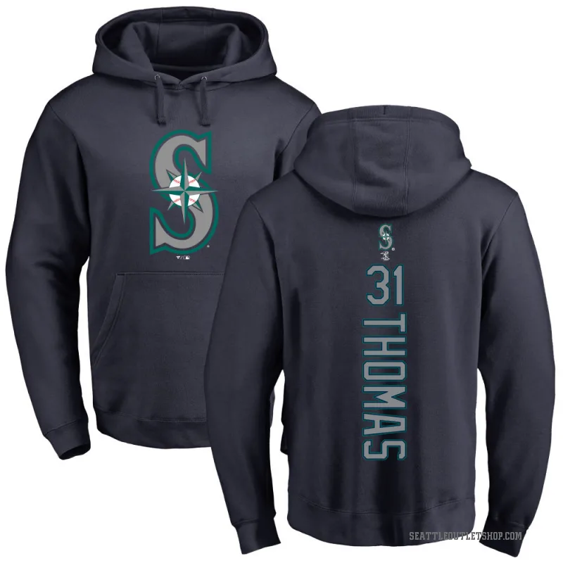 Rhylan Thomas Youth Navy Seattle Mariners Backer Pullover Hoodie