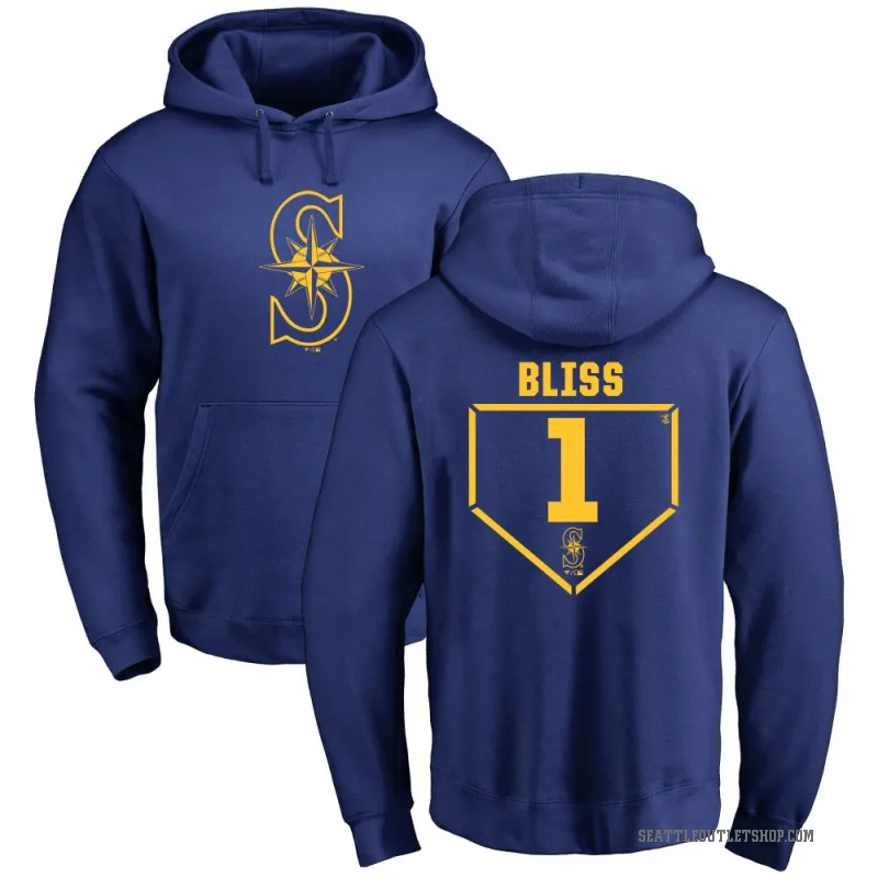 Ryan Bliss Youth Royal Seattle Mariners Branded RBI Pullover Hoodie -
