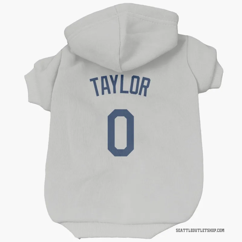 Samad Taylor  Gray Seattle Mariners  Cat & Dog Pet Hoodie