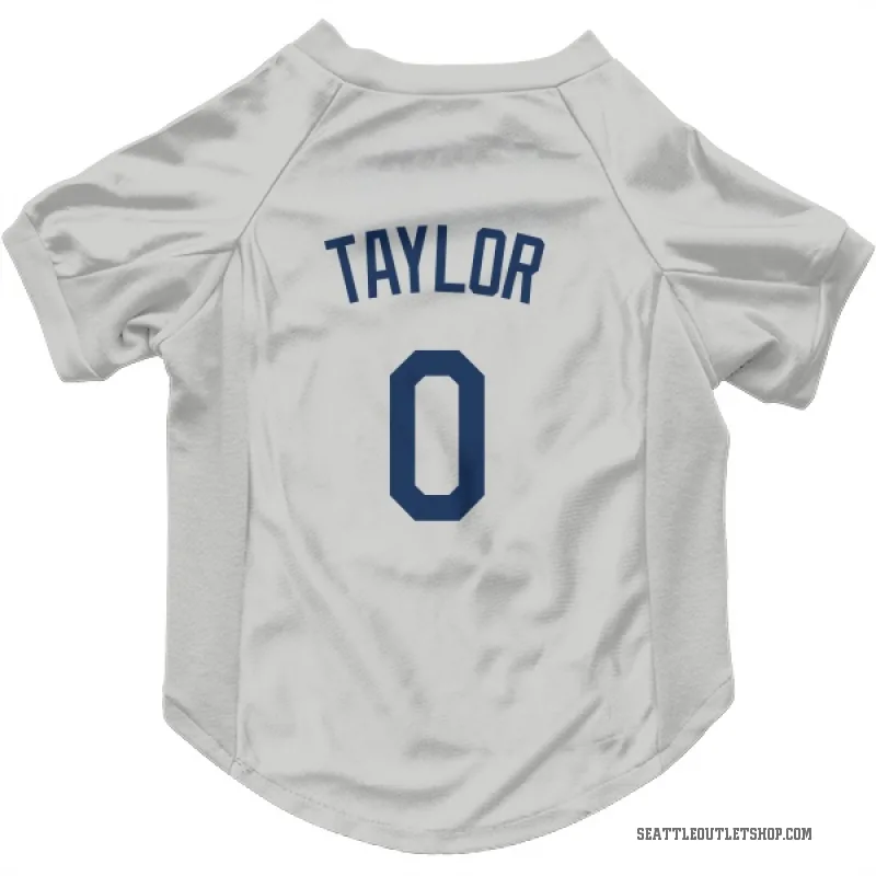 Samad Taylor  Gray Seattle Mariners  Cat & Dog Pet Jersey
