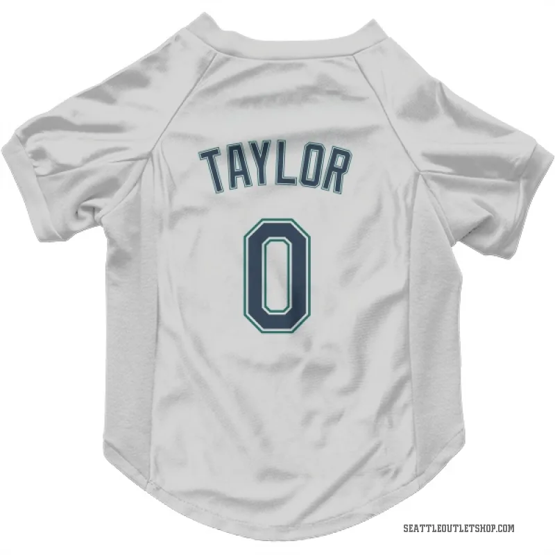 Samad Taylor  White Seattle Mariners  Cat & Dog Pet Jersey